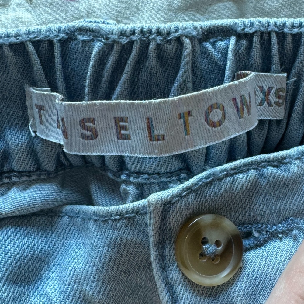 Tinseltown Denim Jogger Shorts - Picture 4 of 4